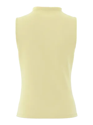 PCMADISON SL DRAPED TOP JRS NOOS BC French Vanilla