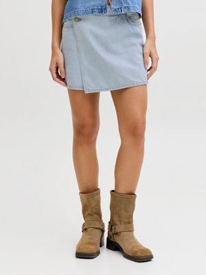 JXGRETA HW DENIM SKORT DNM LN Light Blue Denim/R73