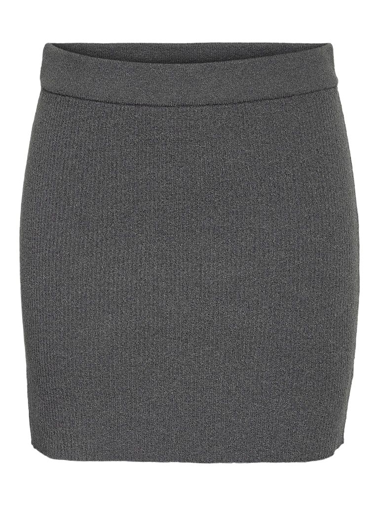 NMAYLIN NW KNIT MINI SKIRT DD Charcoal Gray