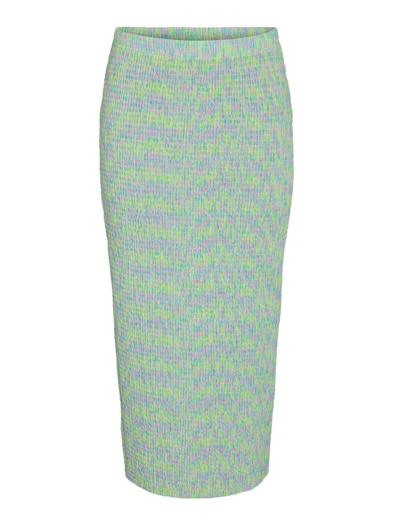 NMMAKNE N/W ANKLE SLIT SKIRT JRS Irish Green/MULTI CO
