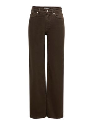 ONLMADISON BLUSH HW WIDE COLOR DNM NOOS Dark Brown Denim