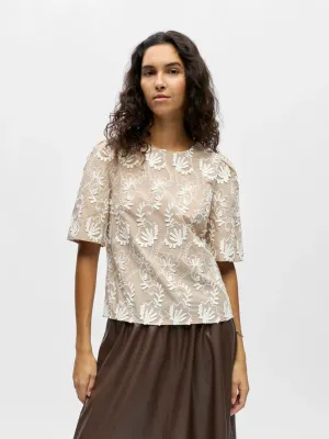 OBJMYA 2/4 RE TOP NOOS Humus-Cloud Dancer