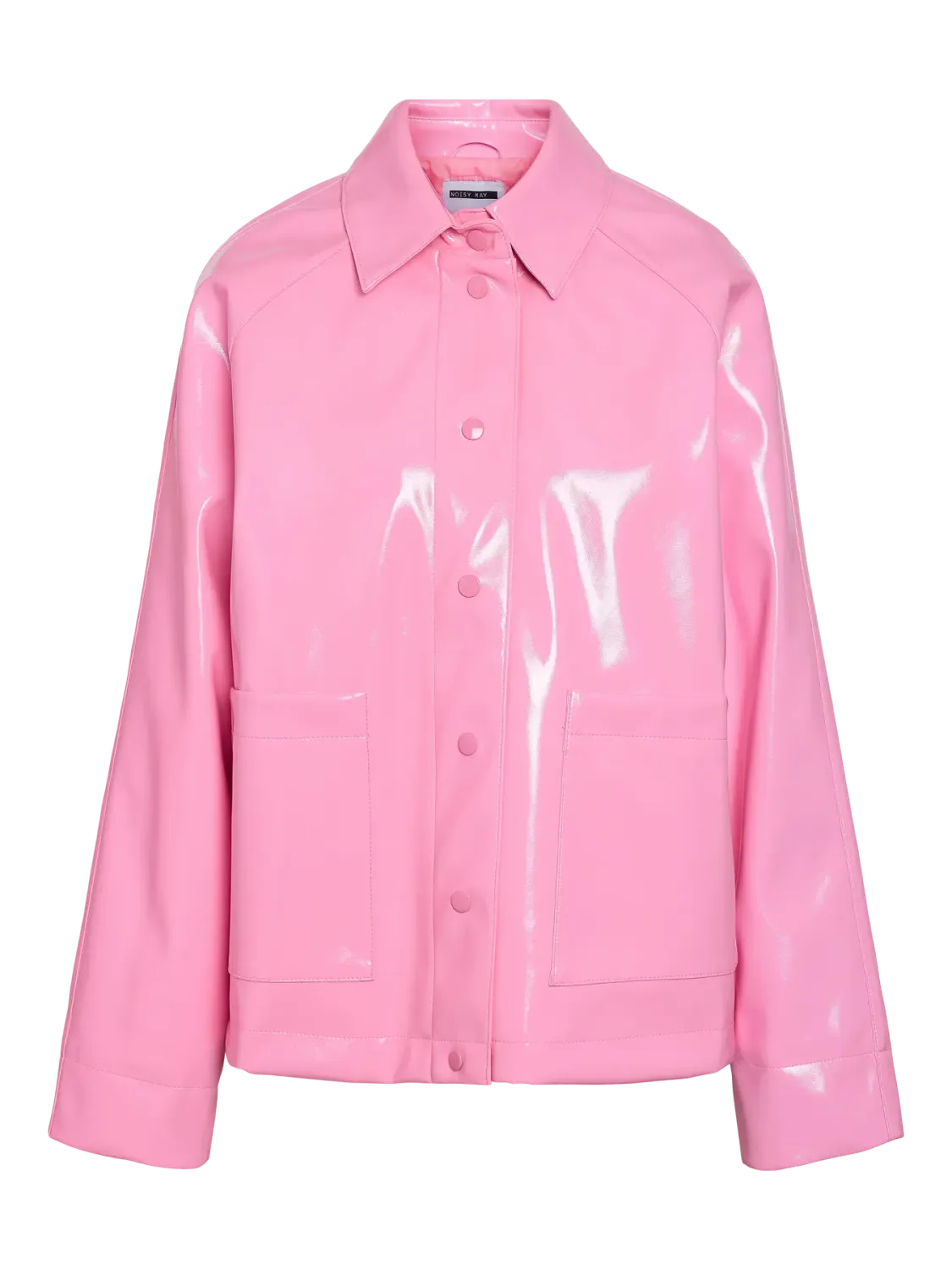 NMSKY L/S SHORT VINYL JACKET Begonia Pink