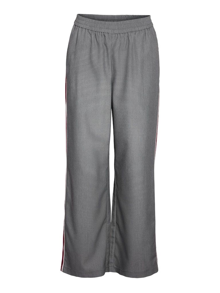 NMANNA MW PULL UP PANTS FWD Medium Grey Melange/