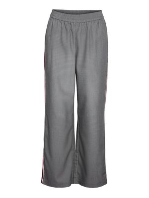NMANNA MW PULL UP PANTS FWD Medium Grey Melange/