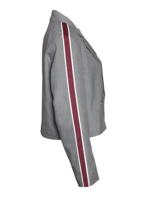NMANNA CROPPED L/S BLAZER FWD Medium Grey Melange/