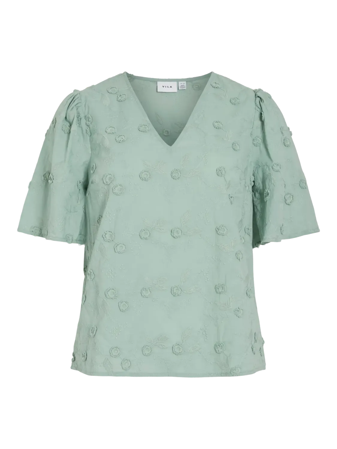 VISIMONE V-NECK 2/4 TOP/RC Blue Surf