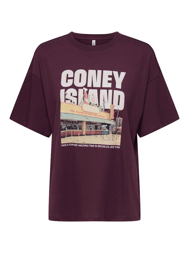 ONLMILA S/S PRINT BOX JRS Grape Wine-Mila coney island