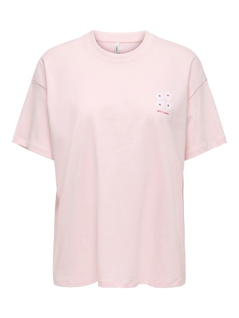 ONLVIEW S/S LOVELY TOP CS JRS Pale Lilac-Keep going