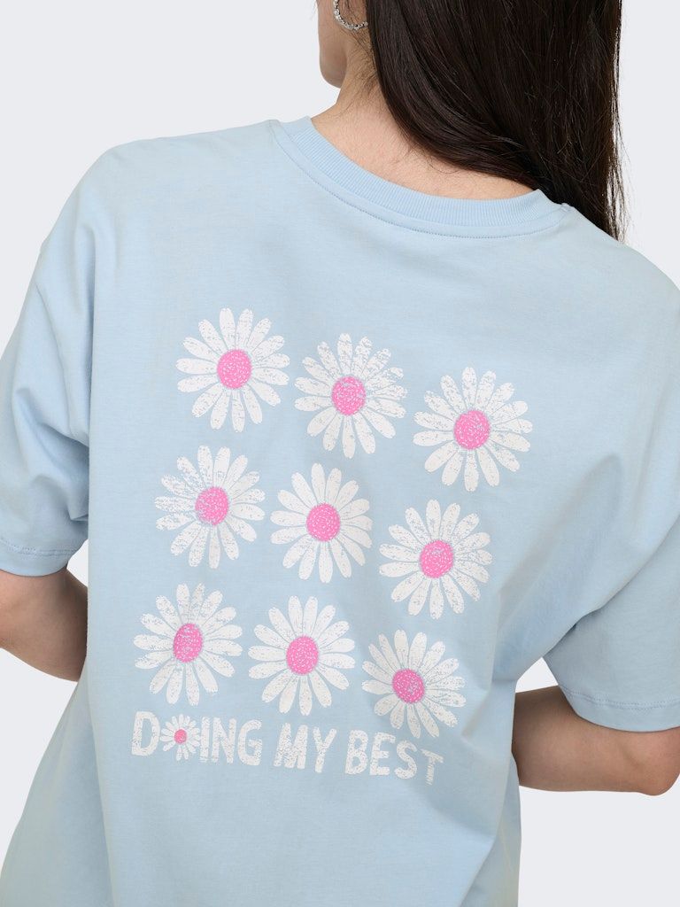 ONLVIEW S/S LOVELY TOP CS JRS Cashmere Blue/Doing