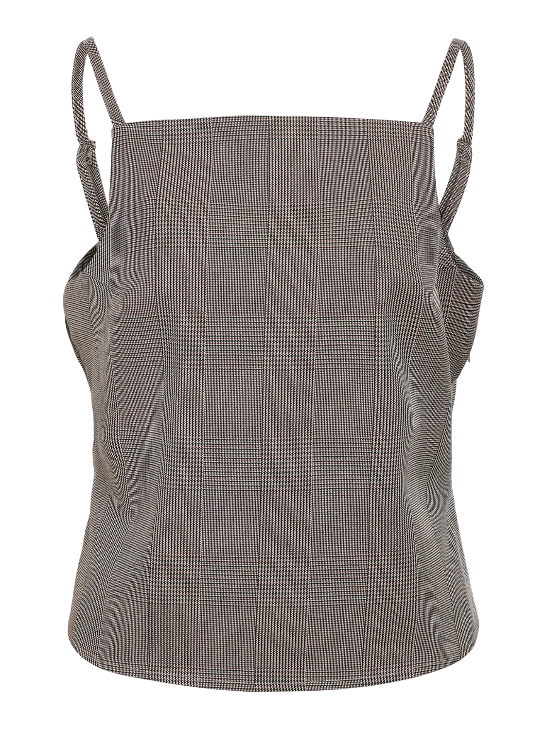 NMWERA CHECK TOP FWD Toasted Coconut/WIND