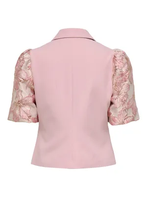 ONLRIFIKA-MELLIE S/S BLAZER TLR CS Bleached Mauve