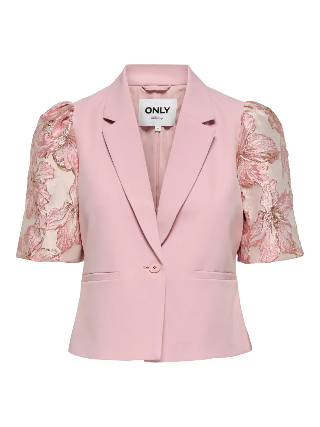 ONLRIFIKA-MELLIE S/S BLAZER TLR CS Bleached Mauve