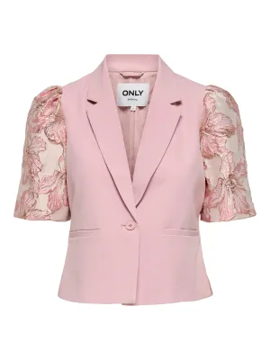 ONLRIFIKA-MELLIE S/S BLAZER TLR CS Bleached Mauve