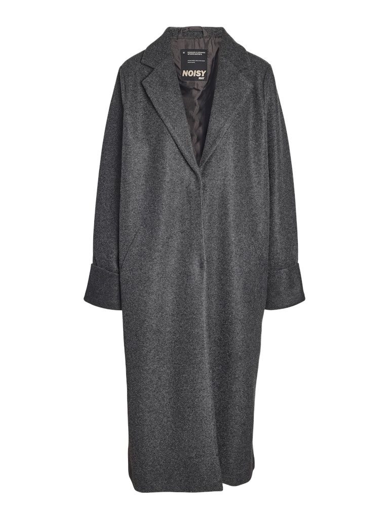 NMCADDY L/S LONG COAT NOOS Dark Grey Melange