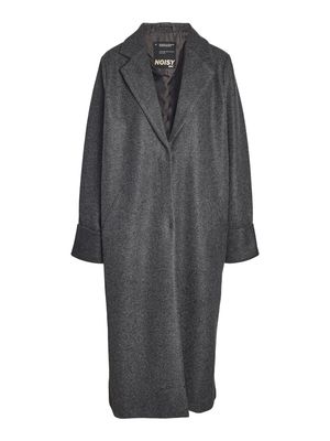 NMCADDY L/S LONG COAT NOOS Dark Grey Melange