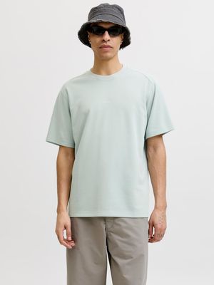 JCOSPONGYTEE SS CREW NECK SMU Aqua Gray/SET WITH S