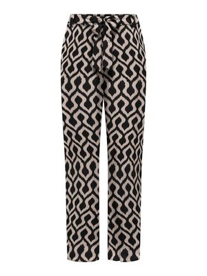 ONLNOVA LIFE VIS PALAZZO PANT WVN Black/723 Rough noma