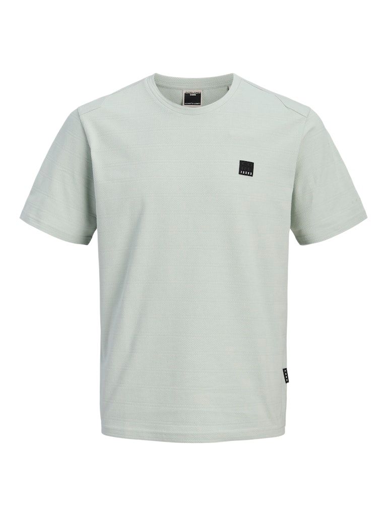 JCONEW PUFFER TEE SS CREW NECK SMU Aqua Gray/STRUCTURE