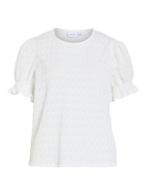 VIDRETE O-NECK S/S TOP Snow White