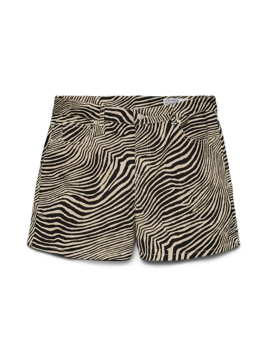 VMTESS MR DENIM AOP SHORTS NOOS Oatmeal-ZEBRA