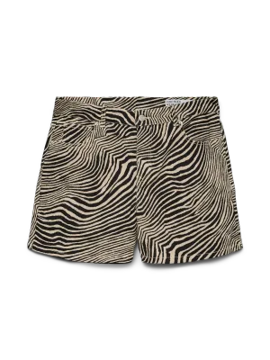 VMTESS MR DENIM AOP SHORTS NOOS Oatmeal-ZEBRA