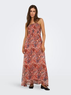 ONLELENA VIKKI STRAP ANK DRESS NOOS WVN Langoustino/Cool ind