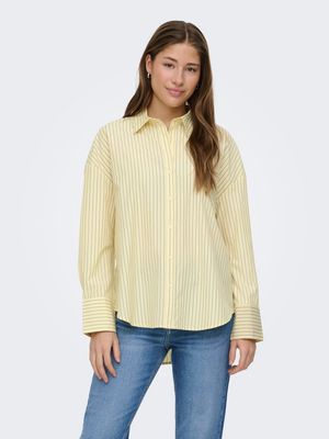 ONLOREGON ALVA LS REG SHIRT NOOS WVN Sunlight/CLOUD DANCE