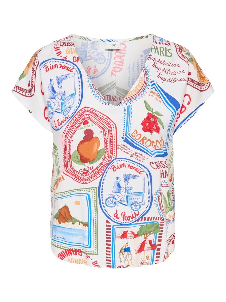 JDYSTAR SEZEN LIFE S/S TOP WVN DIA Cloud Dancer/01-02-2