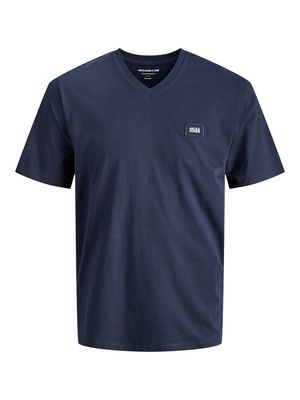 JCOREACH TEE SS V-NECK WEH24 SMU Navy Blazer