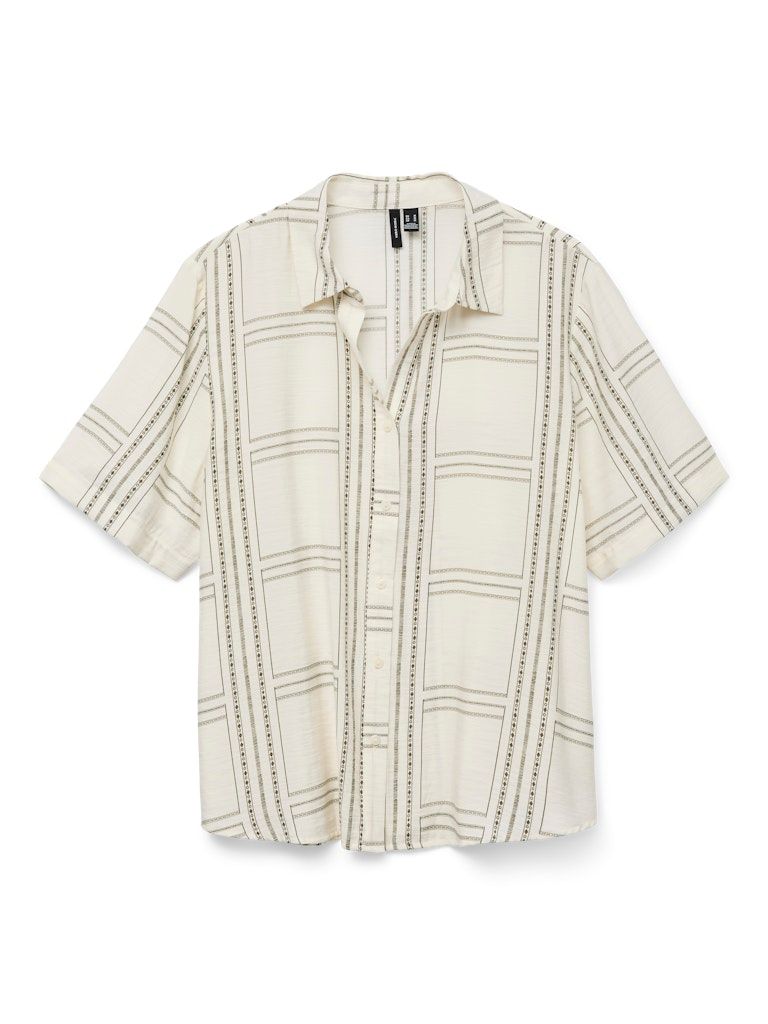 VMJOSIE BERTA 2/4 SHIRT WVN GA Cloud Dancer-Berta