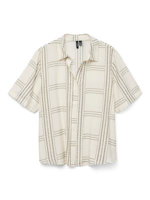 VMJOSIE BERTA 2/4 SHIRT WVN GA Cloud Dancer-Berta