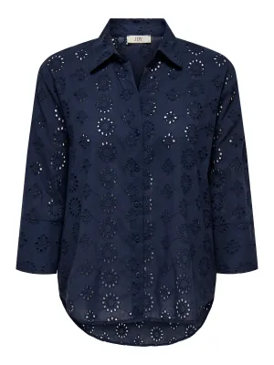 JDYTALLIE 3/4 LONG SHIRT WVN NOOS Black Iris/2024 BROD