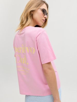 JXSENNA LOOSE SS TEE TG JRS Prism Pink/APERITIVO