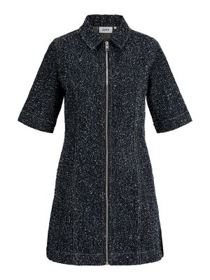 JXALORA SS DRESS R372 DNM LN Dark Blue Denim