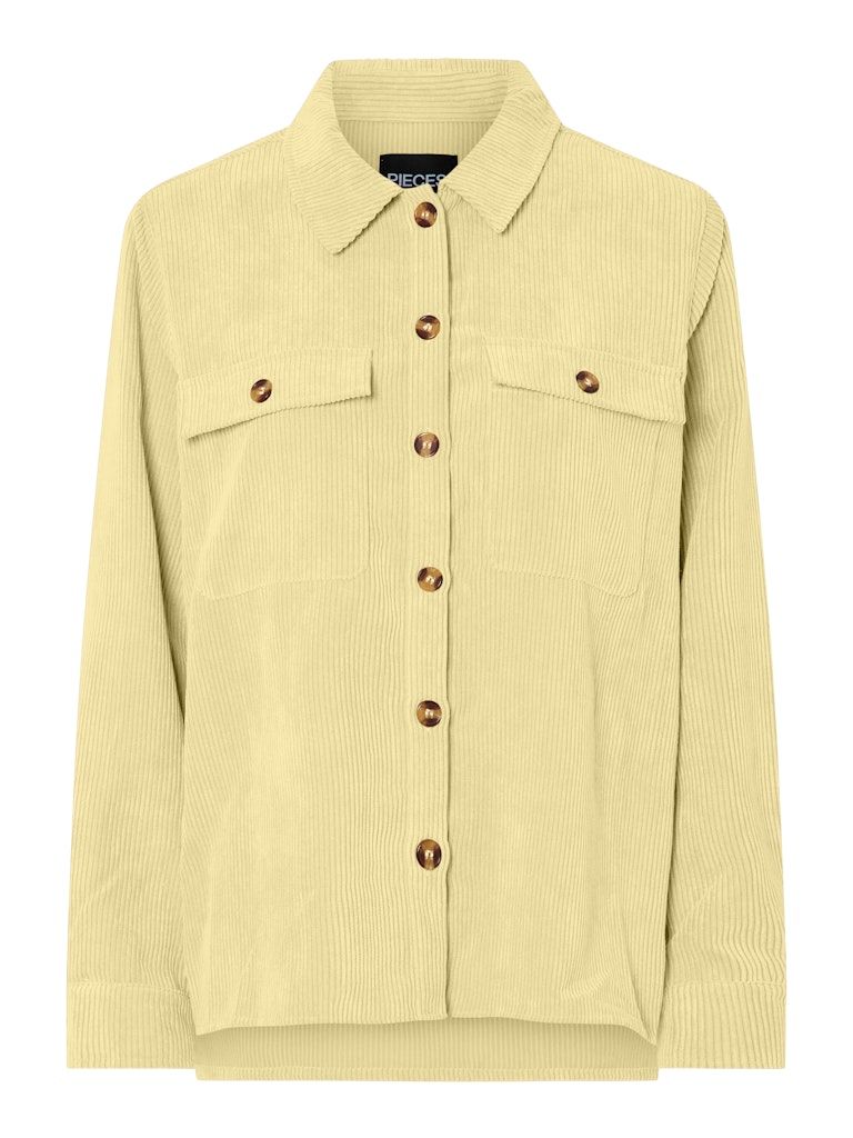PCEFFI LS CORDUROY SHIRT WVN NOOS BC French Vanilla