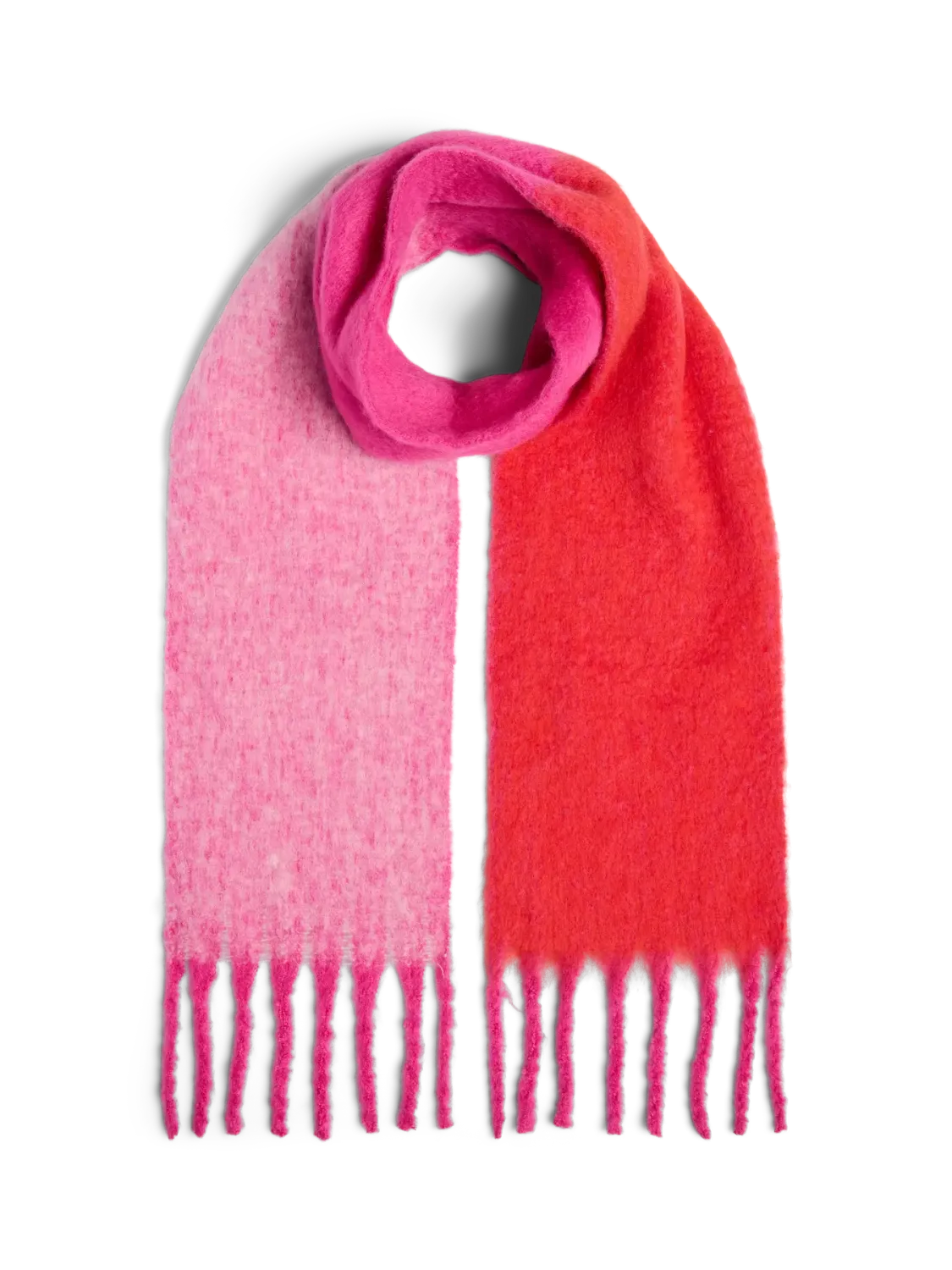 PCBEA NARROW LONG SCARF NOOS BC Beetroot Purple/COLO