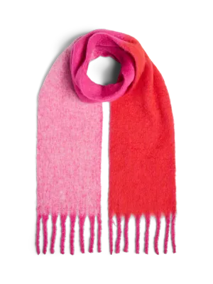 PCBEA NARROW LONG SCARF NOOS BC Beetroot Purple/COLO