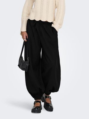 JDYPALOMA MW LOOSE PANT WVN NOOS Black