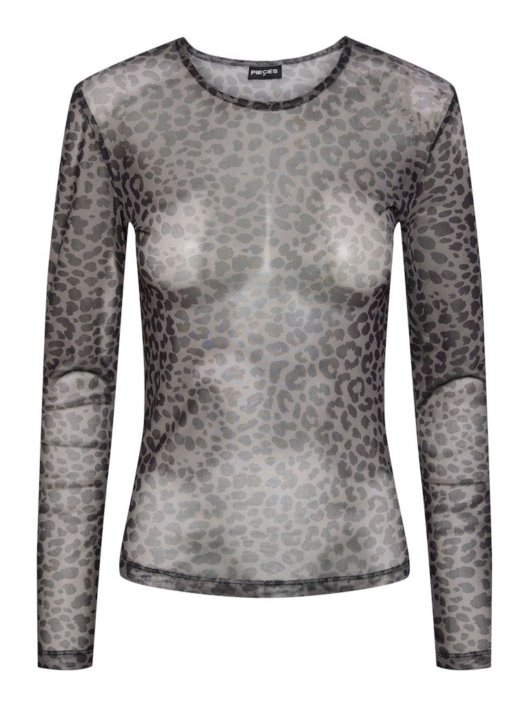PCNINNI LS MESH TOP JRS NOOS BC Black/LEO