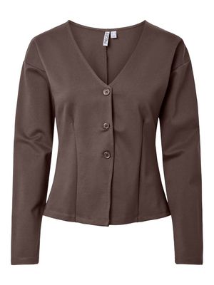 PCGUNHILD LS CARDIGAN JRS D2D Coffee Quartz