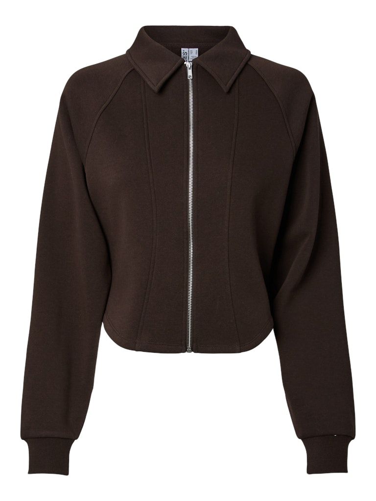 PCFILUCCA LS FITTED SWEAT CARDIGAN D2D Delicioso