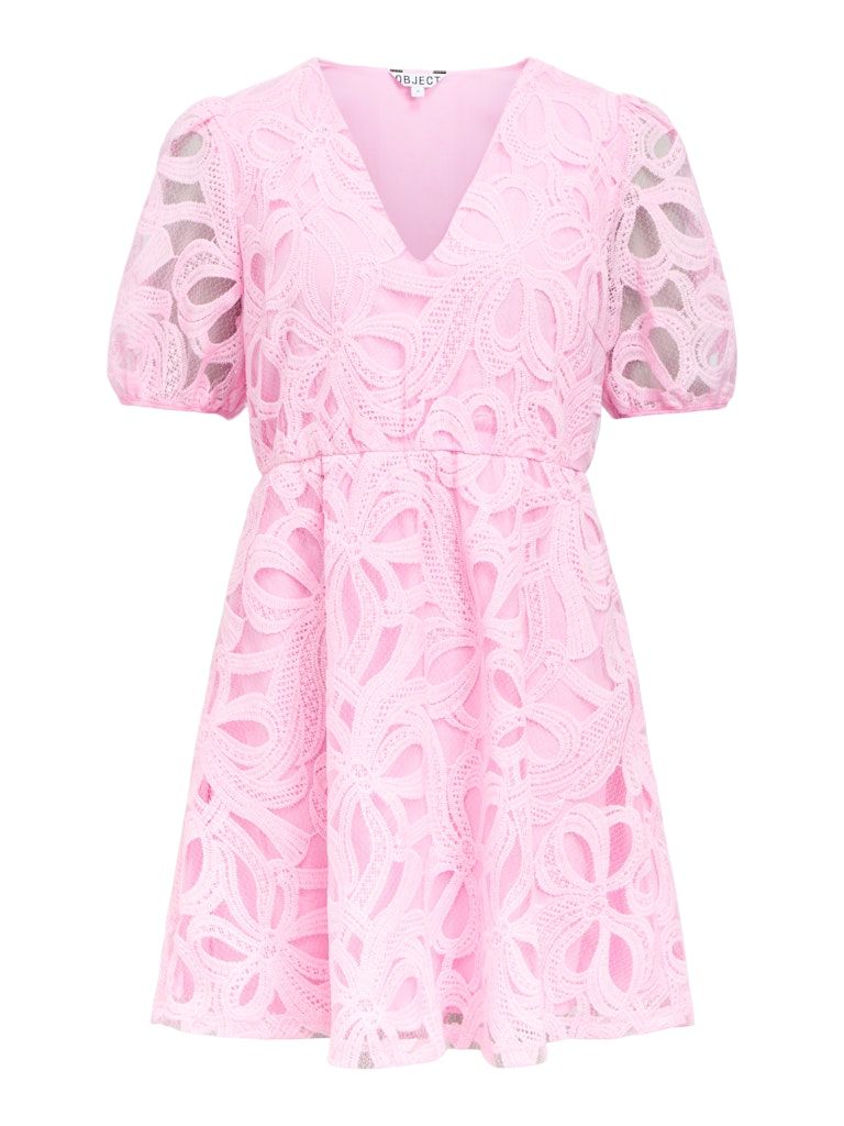 OBJROSE 3/4 RE SHORT DRESS E DIV Pink Frosting