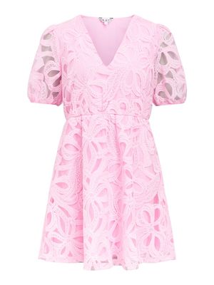 OBJROSE 3/4 RE SHORT DRESS E DIV Pink Frosting