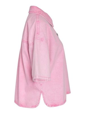 NMPOLLY 2/4 SLEEVE SHIRT Begonia Pink/Washed