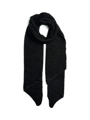 PCPYRON STRUCTURED LONG SCARF NOOS BC Black