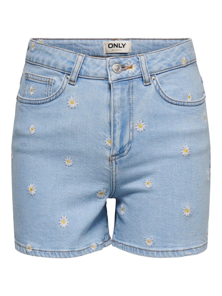 ONLJOSEPHINE HW DAISY DNM SHORTS AZGNOOS Light Blue Denim