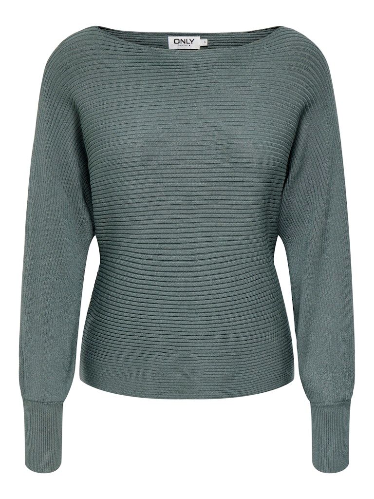 ONLADALINE L/S SHORT PULLO KNT NOOS Balsam Green