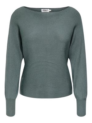 ONLADALINE L/S SHORT PULLO KNT NOOS Balsam Green