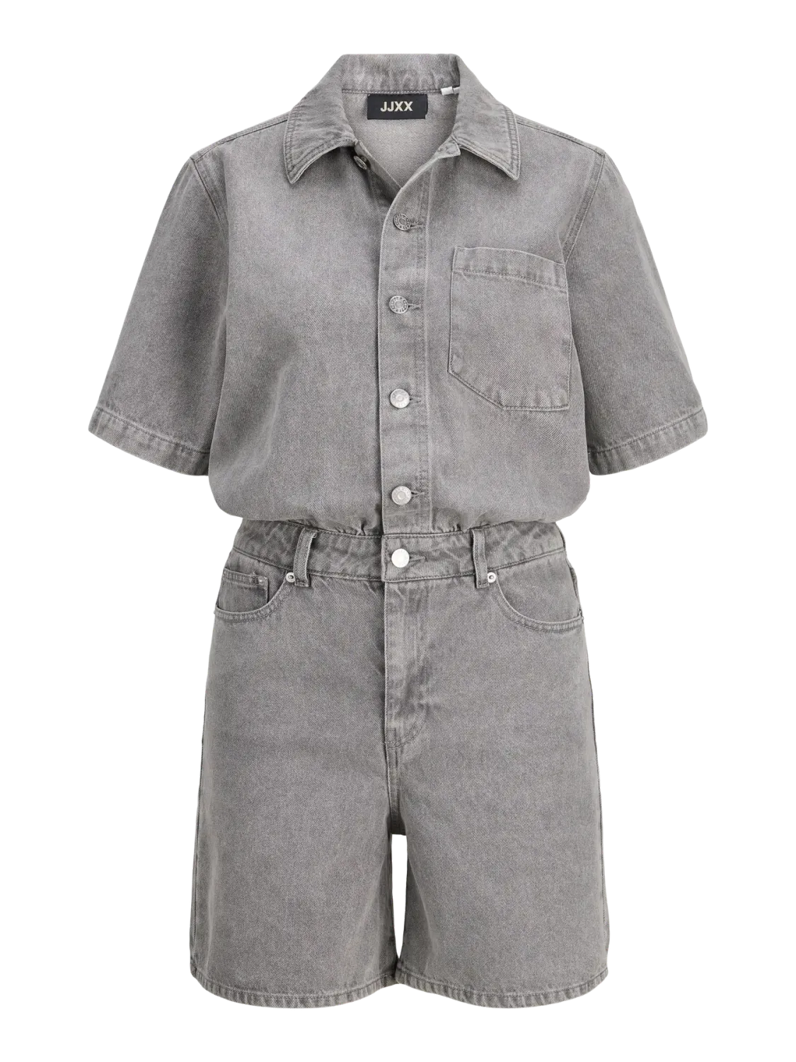 JXFILLIPA SS PLAYSUIT DNM Light Grey Denim